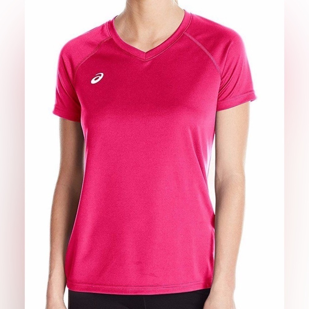 ASICS Women's Vivid Pink Short Sleeve Tee